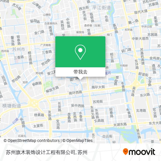 苏州旗木装饰设计工程有限公司地图