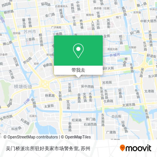 吴门桥派出所驻好美家市场警务室地图
