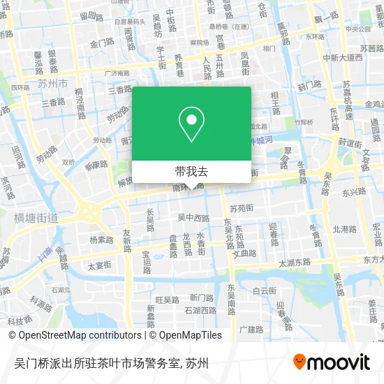 吴门桥派出所驻茶叶市场警务室地图