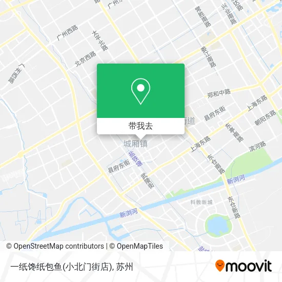 一纸馋纸包鱼(小北门街店)地图