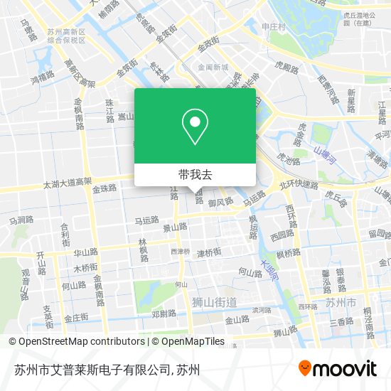 苏州市艾普莱斯电子有限公司地图