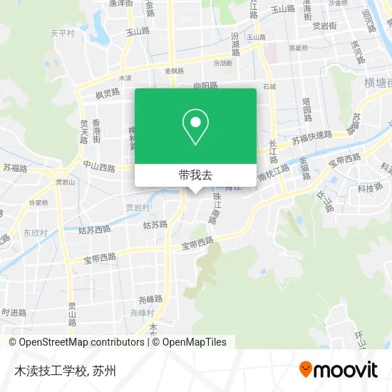 木渎技工学校地图