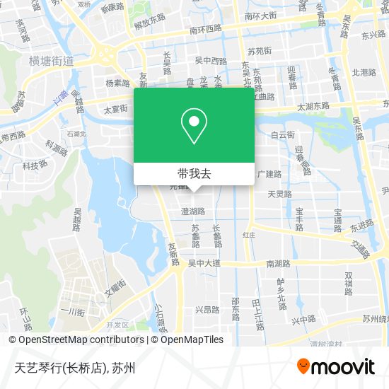 天艺琴行(长桥店)地图