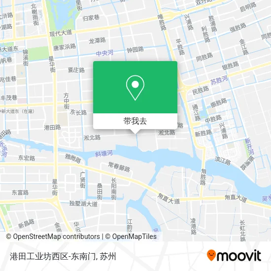 港田工业坊西区-东南门地图