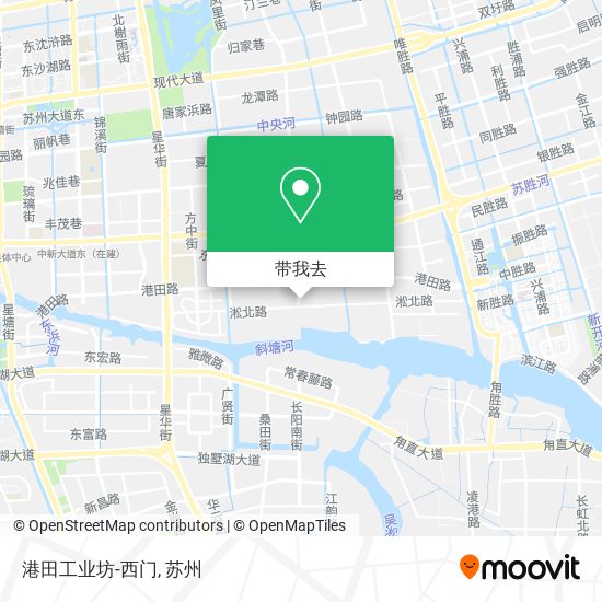 港田工业坊-西门地图
