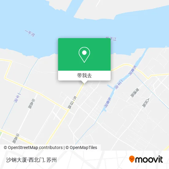 沙钢大厦-西北门地图