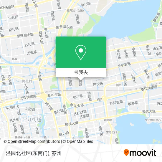 泾园北社区(东南门)地图