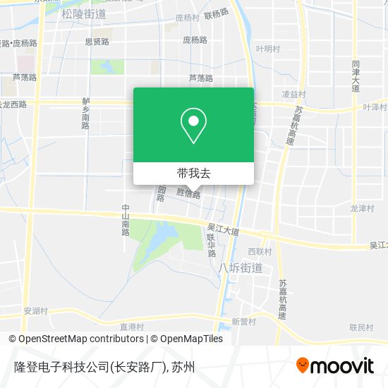 隆登电子科技公司(长安路厂)地图