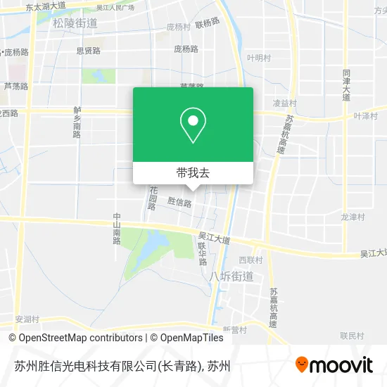 苏州胜信光电科技有限公司(长青路)地图