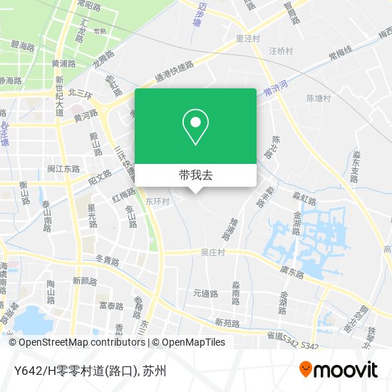 Y642/H零零村道(路口)地图