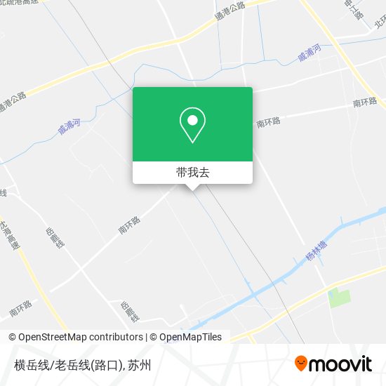 横岳线/老岳线(路口)地图