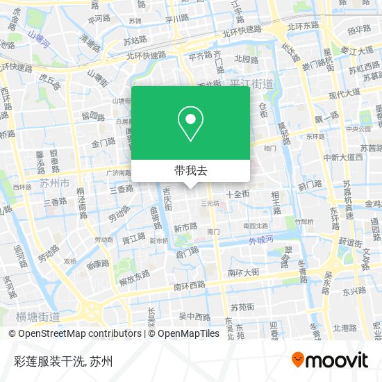 彩莲服装干洗地图