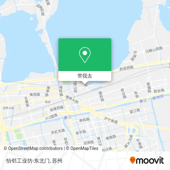 怡邻工业坊-东北门地图