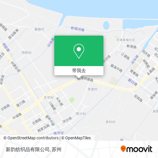 新韵纺织品有限公司地图