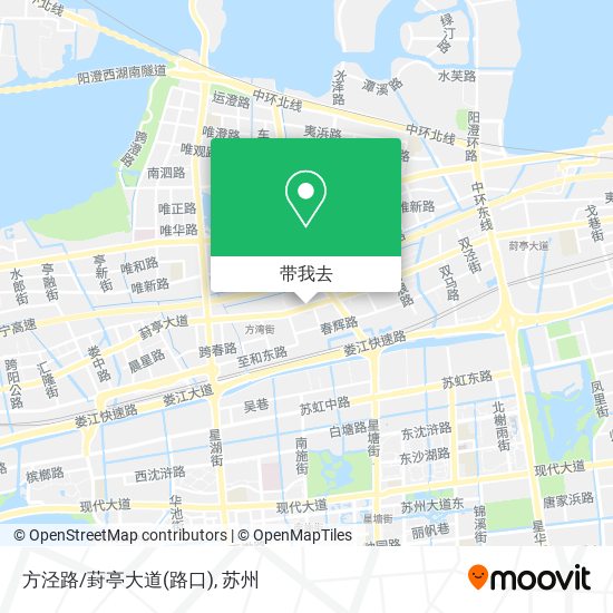 方泾路/葑亭大道(路口)地图