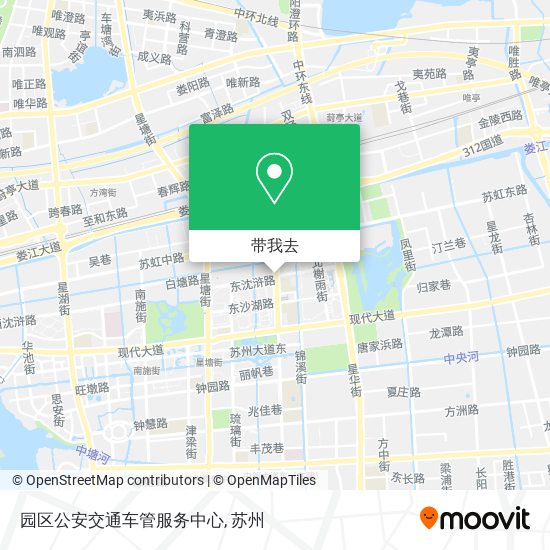园区公安交通车管服务中心地图