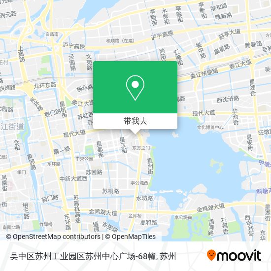 吴中区苏州工业园区苏州中心广场-68幢地图