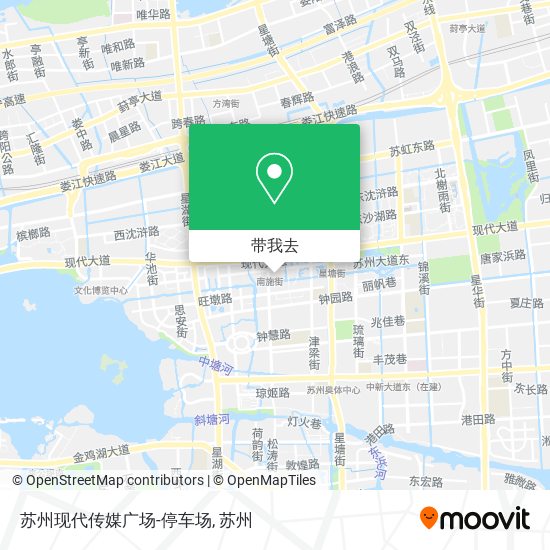 苏州现代传媒广场-停车场地图