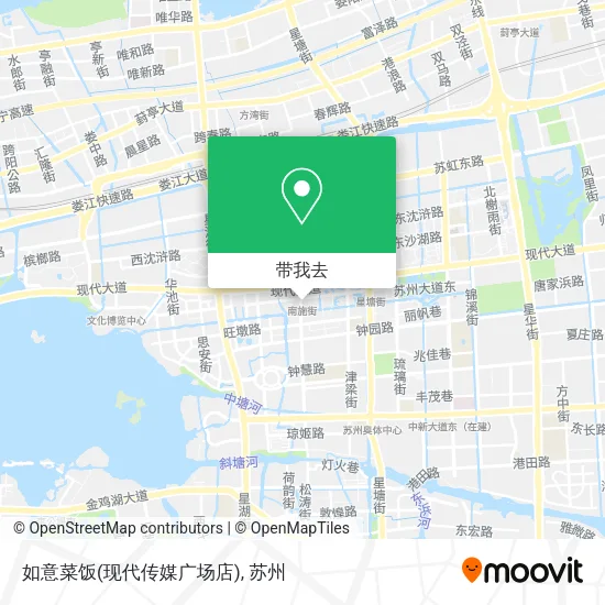如意菜饭(现代传媒广场店)地图