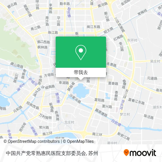 中国共产党常熟惠民医院支部委员会地图