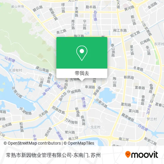 常熟市新园物业管理有限公司-东南门地图