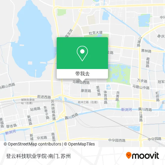 登云科技职业学院-南门地图