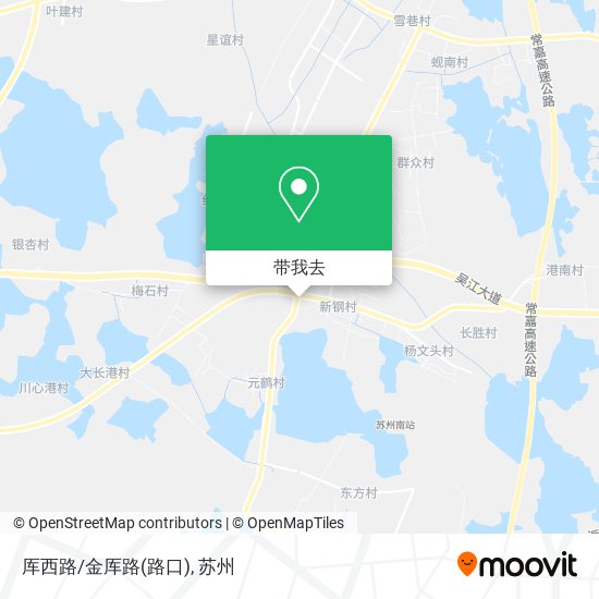 厍西路/金厍路(路口)地图