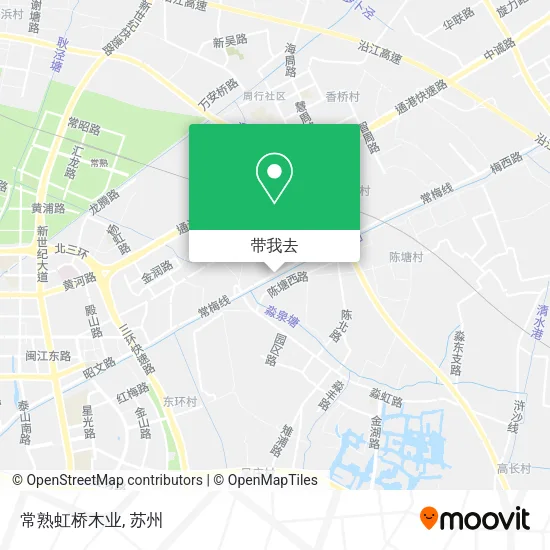 常熟虹桥木业地图