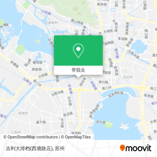 吉利大排档(西塘路店)地图