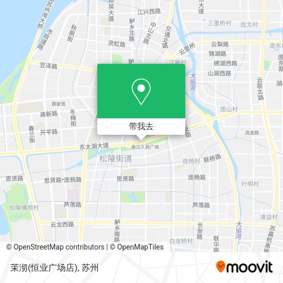 茉沏(恒业广场店)地图