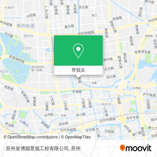 苏州皇博园景观工程有限公司地图