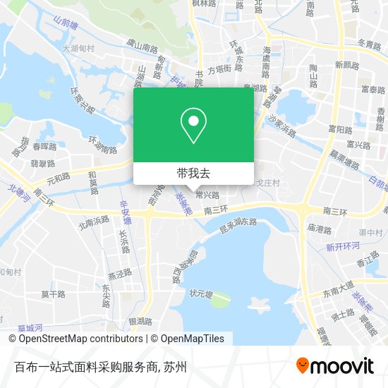 百布一站式面料采购服务商地图