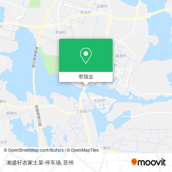 湘盛轩农家土菜-停车场地图