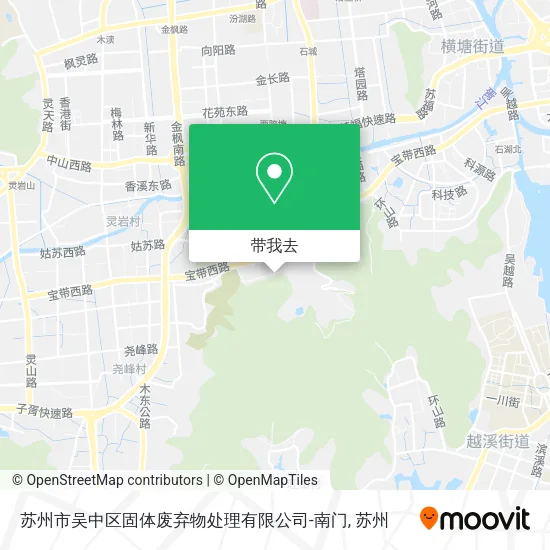 苏州市吴中区固体废弃物处理有限公司-南门地图