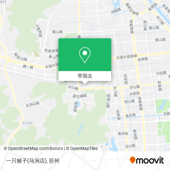 一只猴子(马涧店)地图