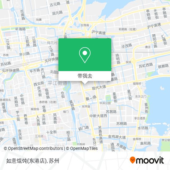 如意馄饨(东港店)地图