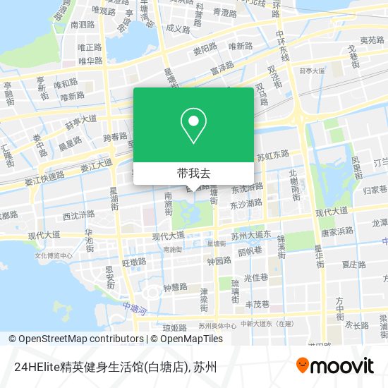 24HElite精英健身生活馆(白塘店)地图
