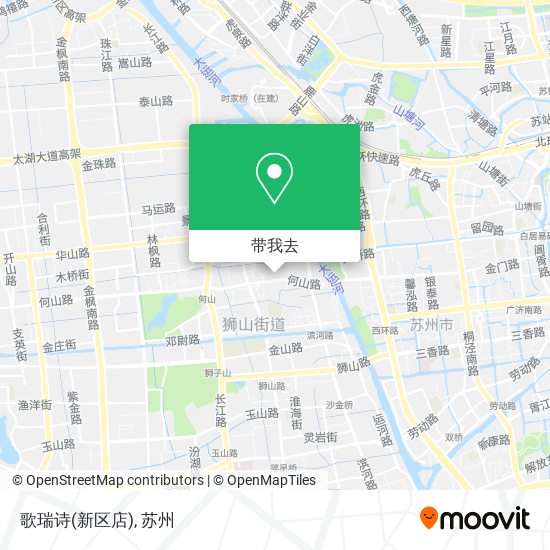 歌瑞诗(新区店)地图