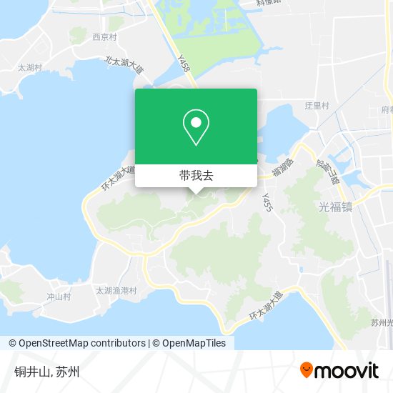 铜井山地图