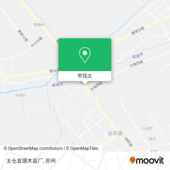 太仓直塘木器厂地图