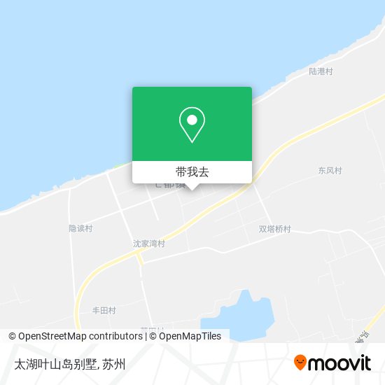 太湖叶山岛别墅地图