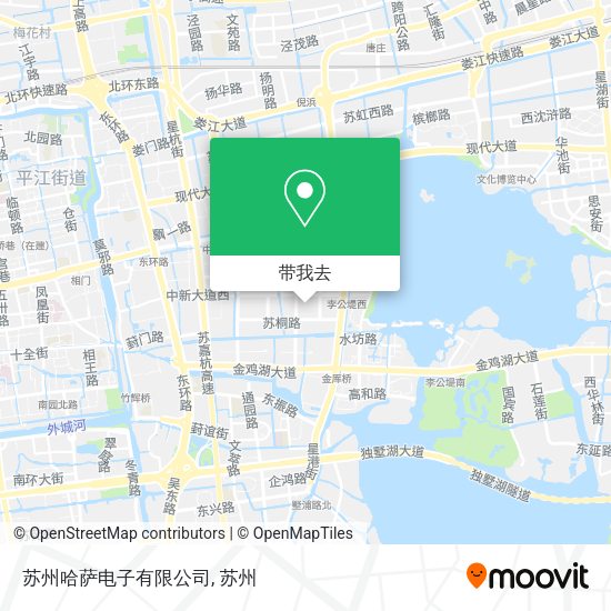 苏州哈萨电子有限公司地图