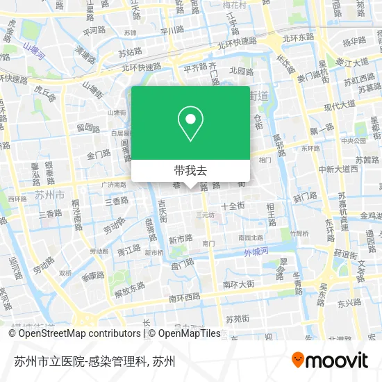 苏州市立医院-感染管理科地图