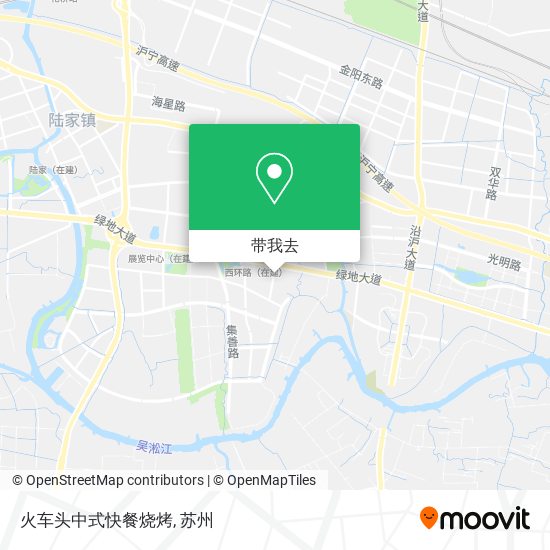 火车头中式快餐烧烤地图