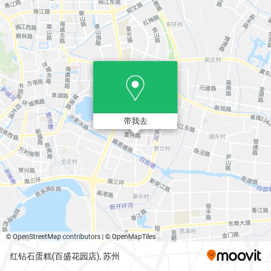 红钻石蛋糕(百盛花园店)地图