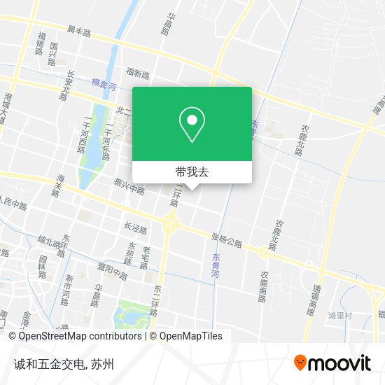 诚和五金交电地图