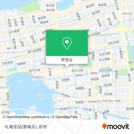 礼颂至品(景城店)地图