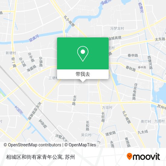相城区和街有家青年公寓地图