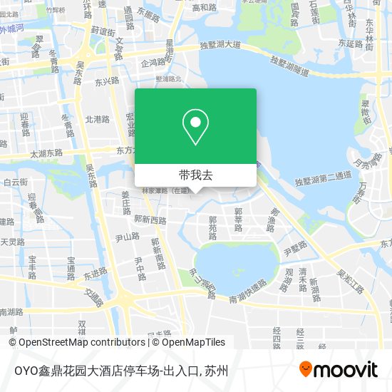 OYO鑫鼎花园大酒店停车场-出入口地图