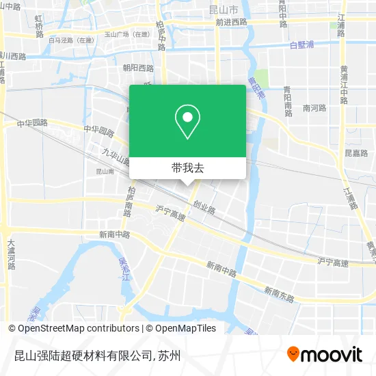 昆山强陆超硬材料有限公司地图